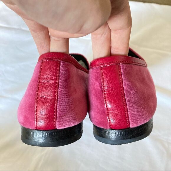 GUCCI 💕Pink 💕 Princeton Loafers Brixton Velvet Bit Loafers Sz. 38.5 - Picture 6 of 11